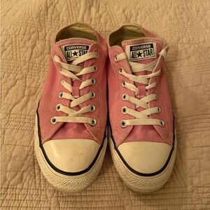 Converse Pink Canvas Sneakers